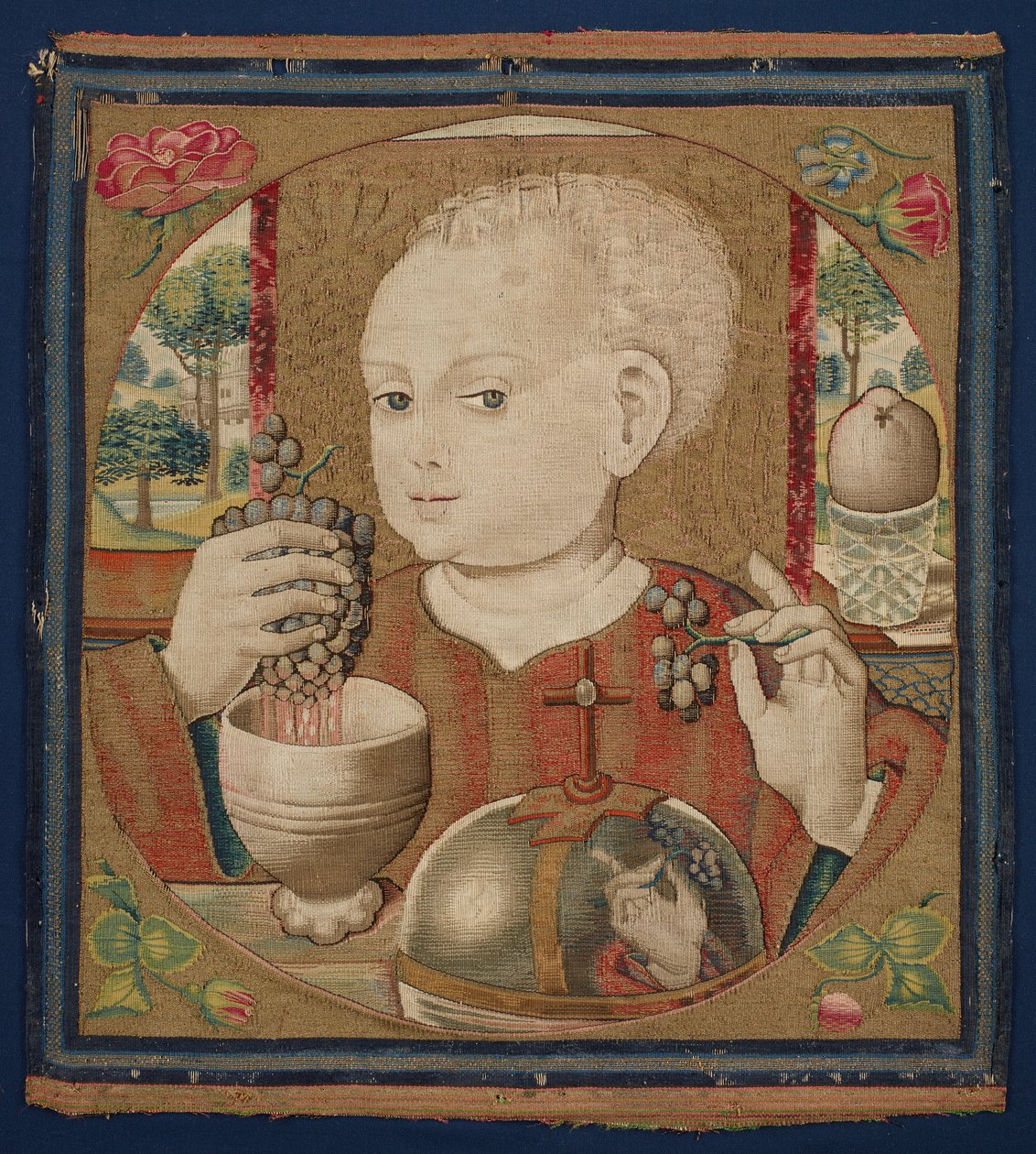 The Infant Christ Pressing the Wine of the Eucharist, c.1500 by School Netherlandish