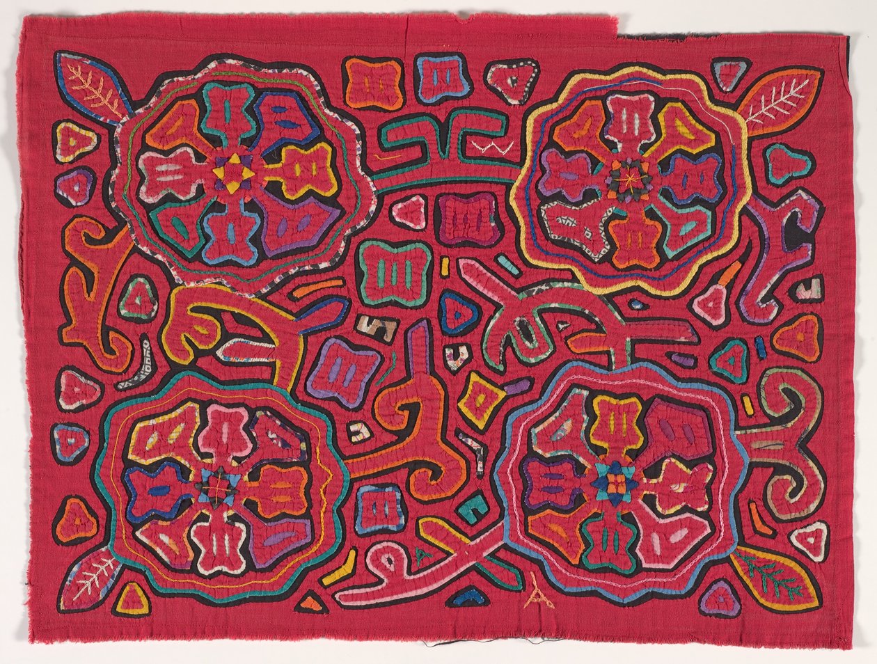 Shirt panel (mola), Kuna People, San Blas Islands, c.1950s by School Panamanian