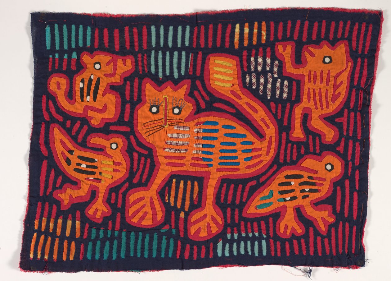Shirt panel (mola), Kuna People, San Blas Islands, c.1950s by School Panamanian
