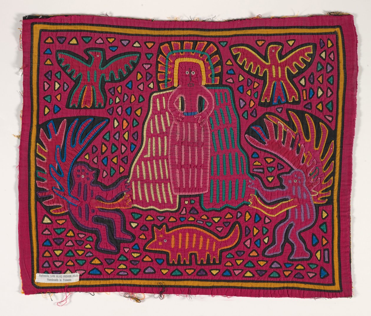 Shirt panel (mola), Kuna People, San Blas Islands, c.1950s by School Panamanian