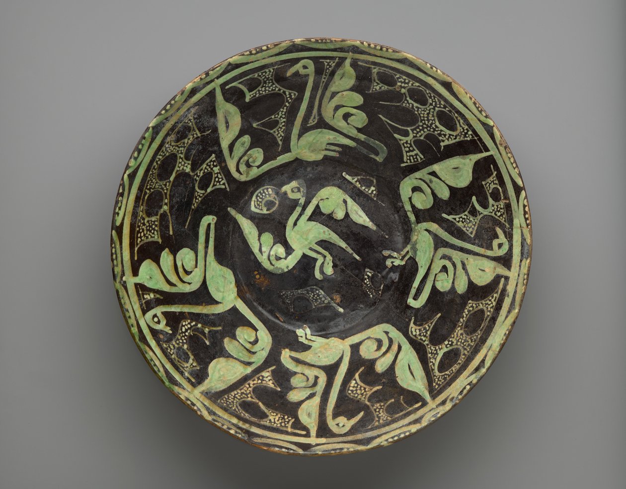 Bowl, Samanid, 9th-10th century by School Persian