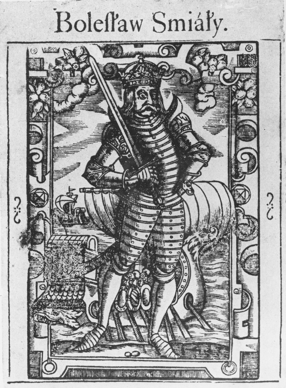 Boleslaw II the Generous (engraving) by School Polish