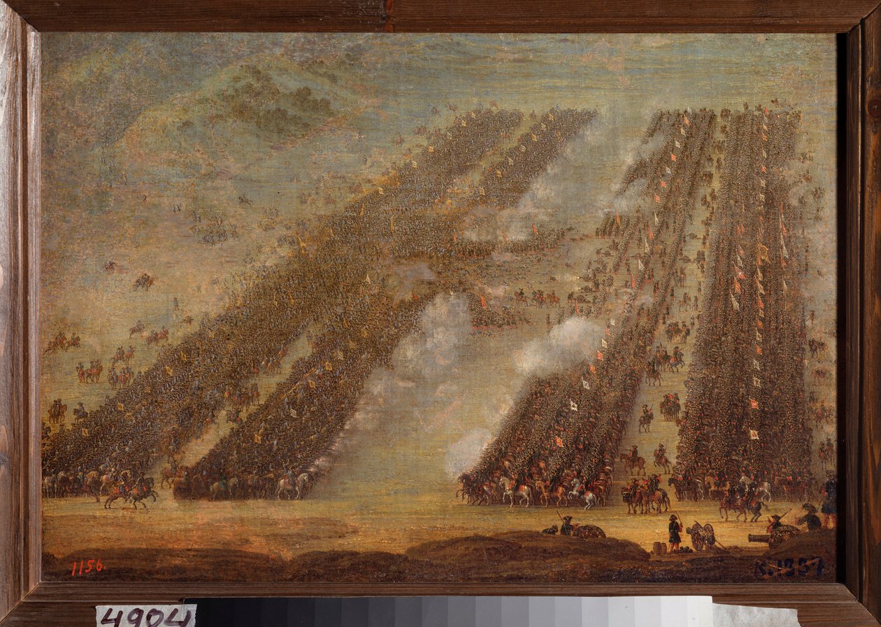 The Battle of Poltava on July 8, 1709 by School Russian