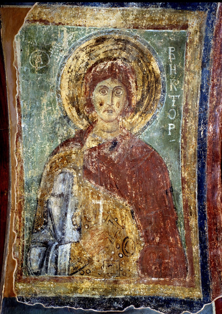 The Martyr Saint Victor by School Russian