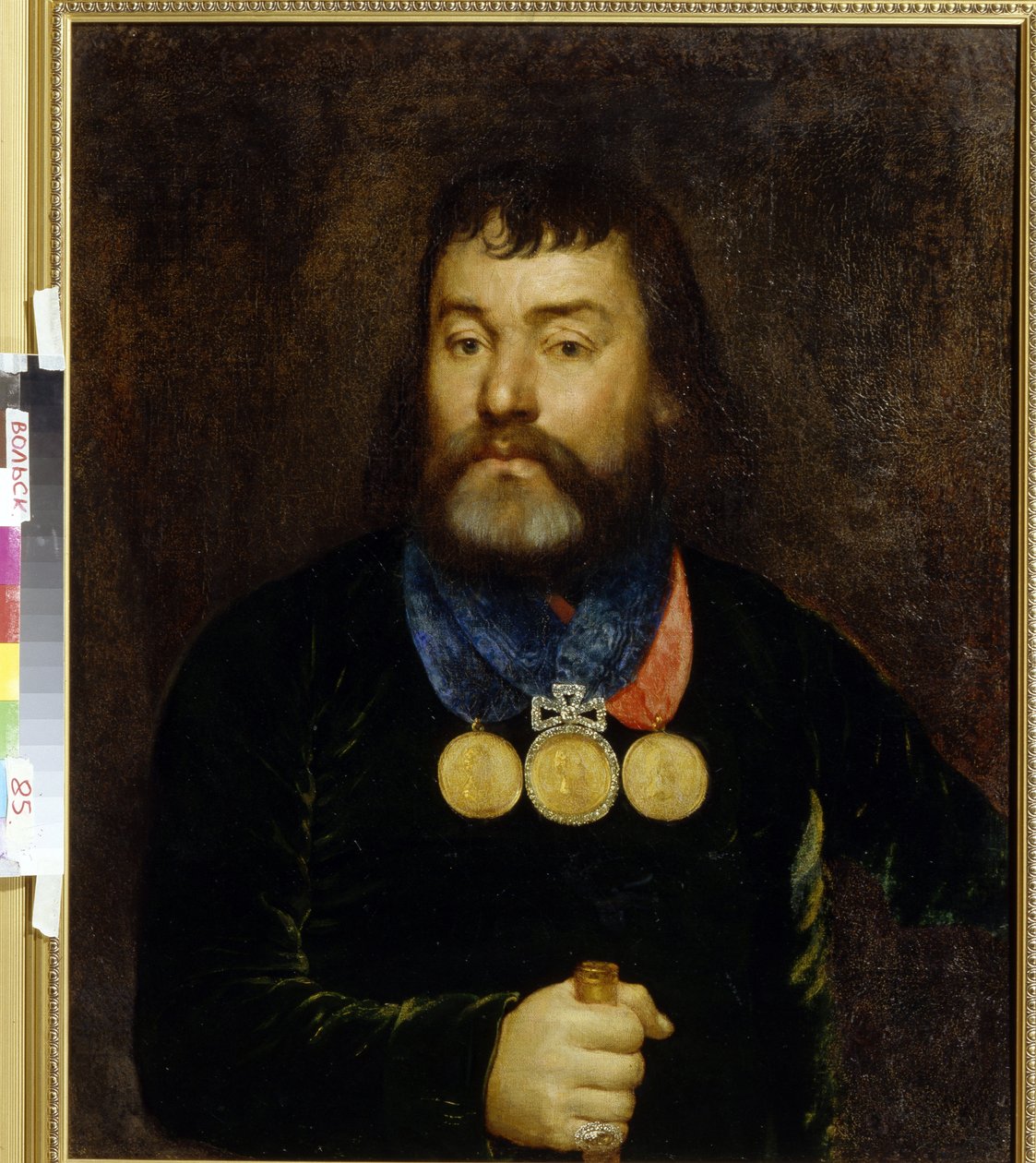 Portrait of the Poet Konstantin Zlobin (1777-1813) by School Russian