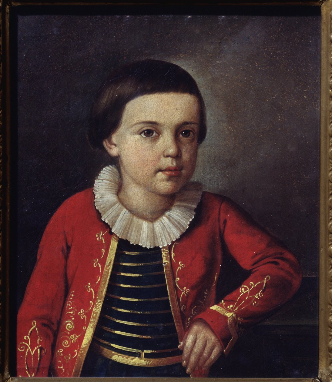 Portrait of the Poet Mikhail Lermontov as a Child by School Russian