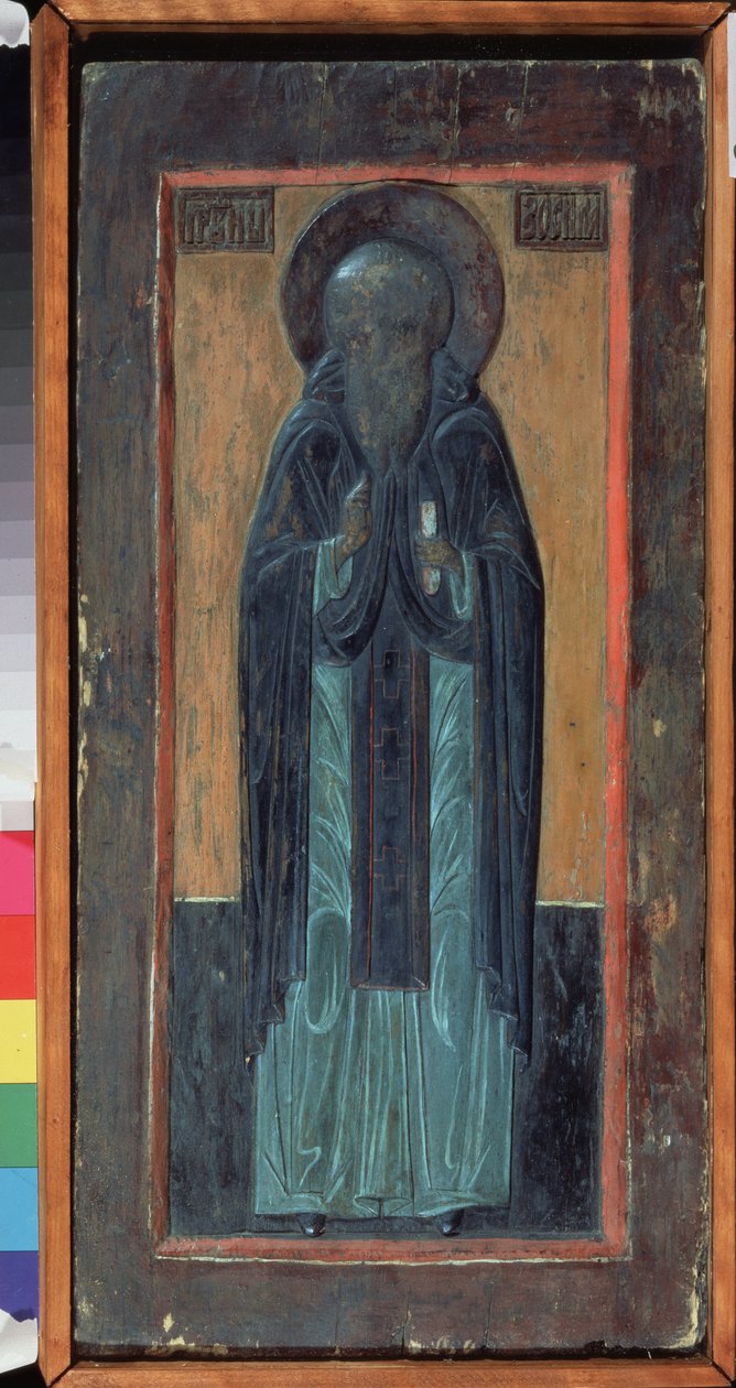 Saint Zosime of Solovki by School Russian