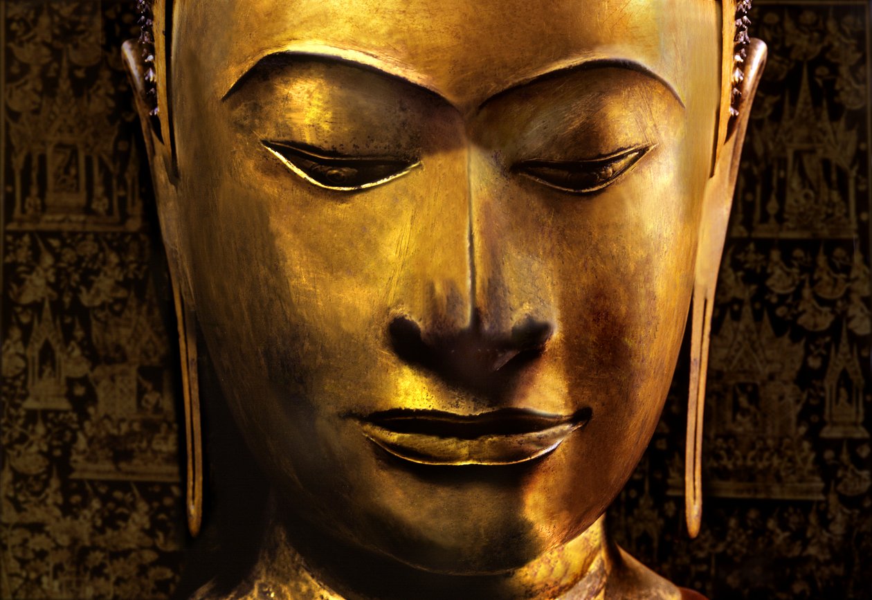 Head of a Buddha image by School Siamese