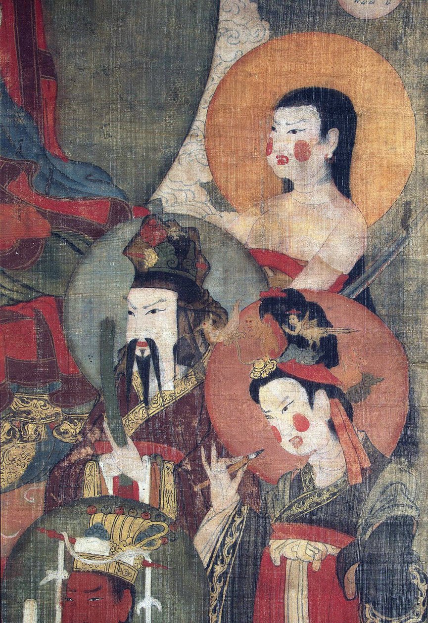 The Tejaprabha Buddha Surrounded with Planet Deities by School Tibetan