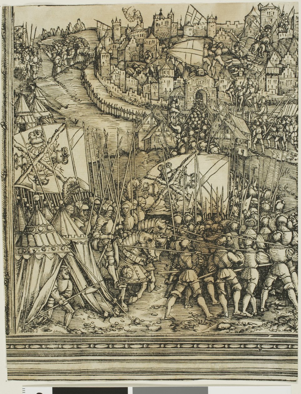 The Campaign in Hungary, from The Triumphal Arch of Maximilian I by School of Albrecht Dürer