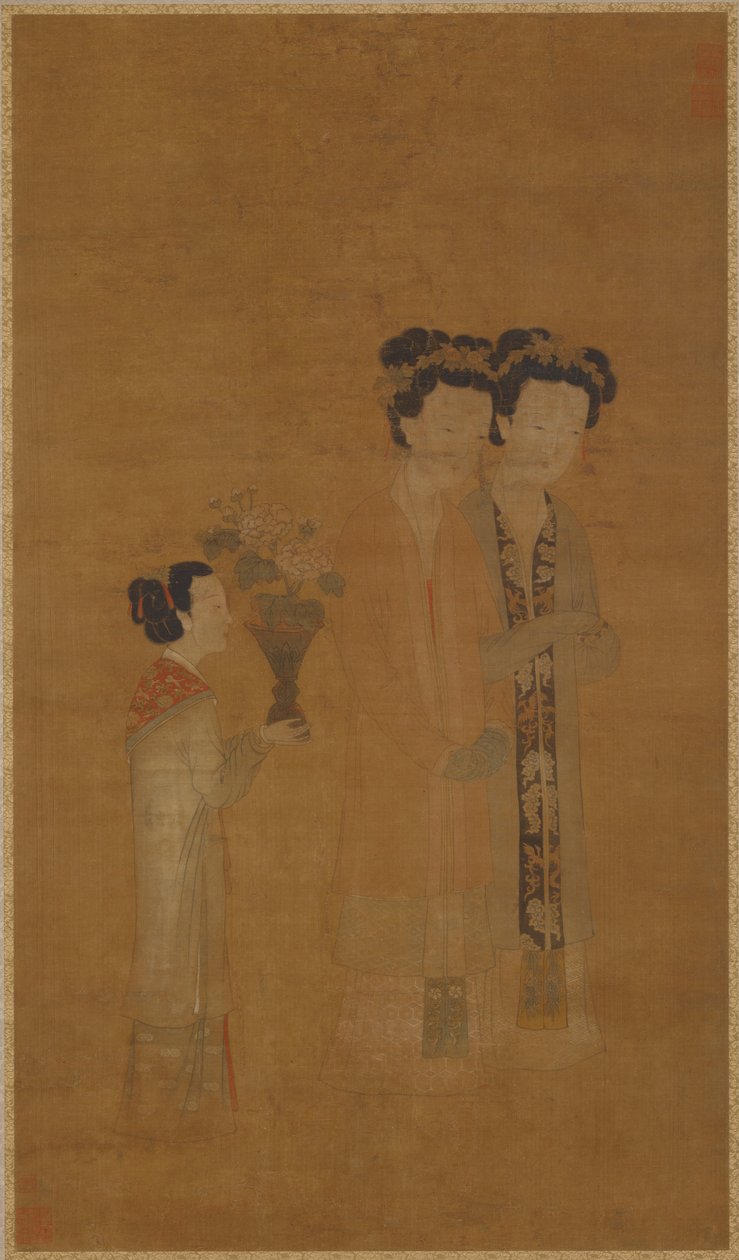 Court ladies and attendant, Ming dynasty, 16th century by School of Tang Yin