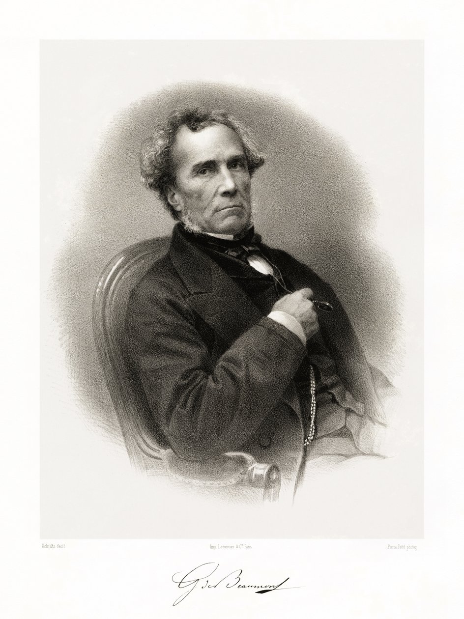Gustave de Beaumont by Schultz