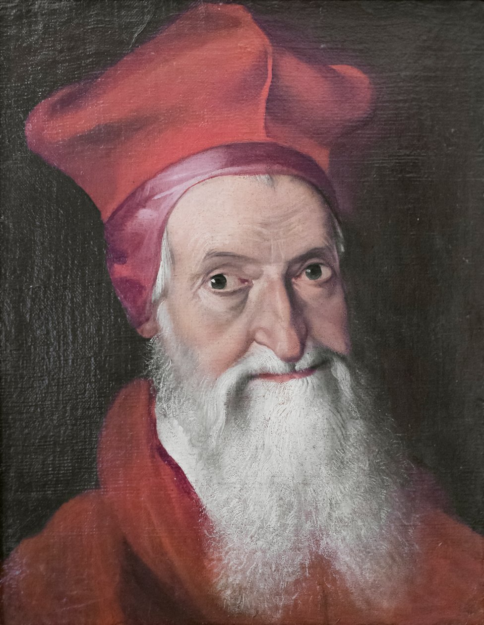 Portrait of Cardinal Domenico Morone by Scipione (1550 98) Pulzone