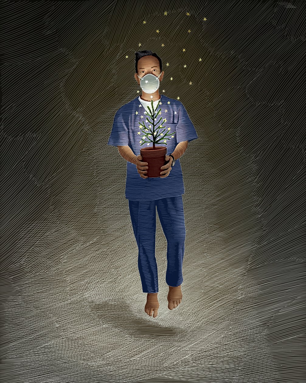 Nurse Angel, 2020 by Scott McKowen