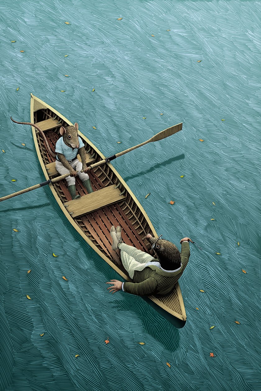The Wind in the Willows by Scott McKowen: Fine art print