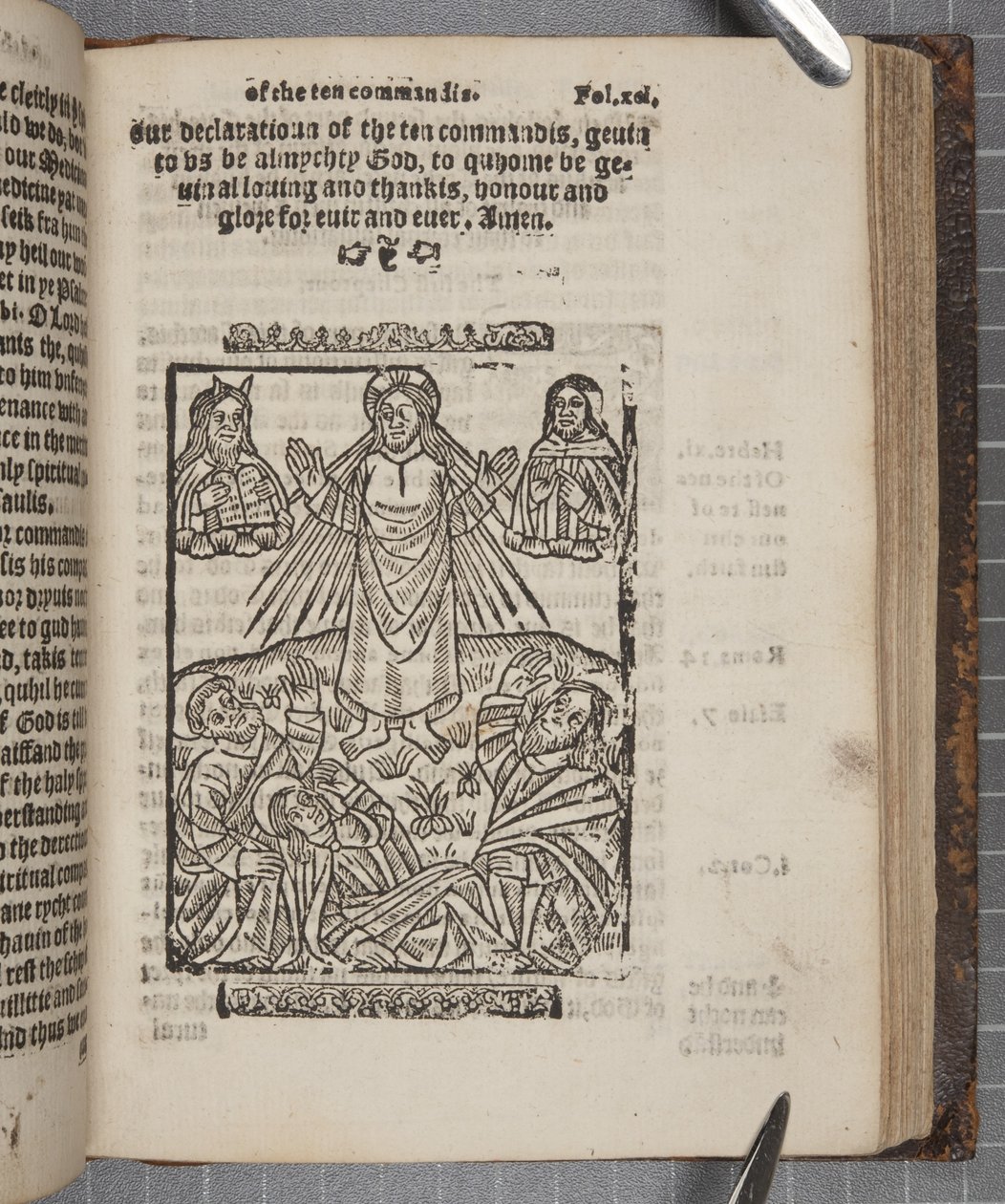 Fol 91, from The Catechisme, 1552 by Scottish School