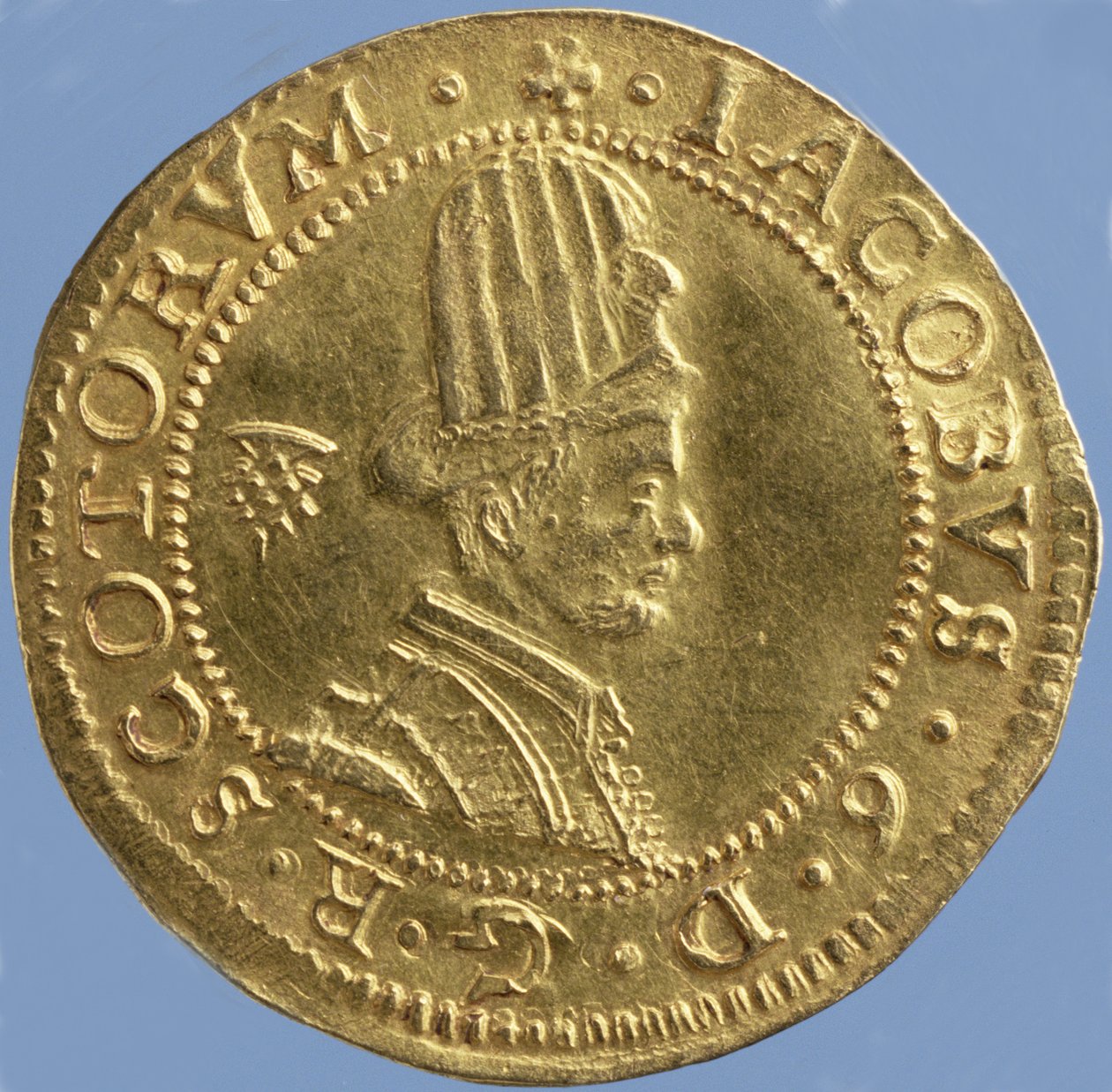 4-Pounds Scots (Hat-Piece) of James VI, Edinburgh Mint (Obverse) by Scottish School