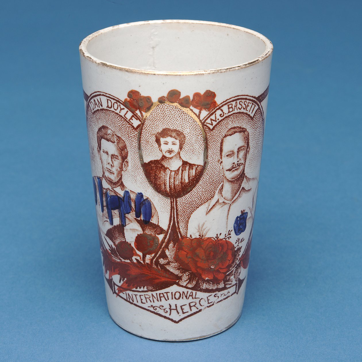 England v. Scotland souvenir mug (ceramic) by Scottish School
