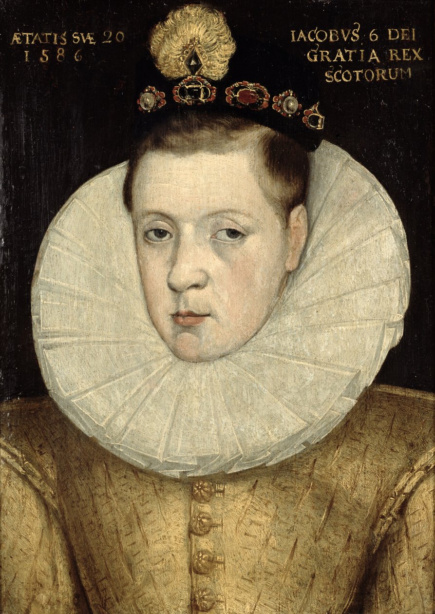 Portrait of James VI of Scotland, later James I of England by Scottish School