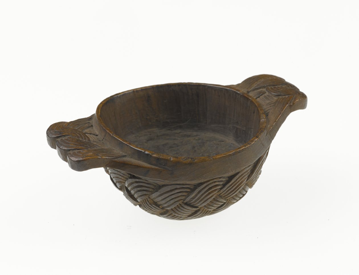 Quaich, two-lugged, wooden highland bowl or drinking vessel, c.1700 by Scottish School