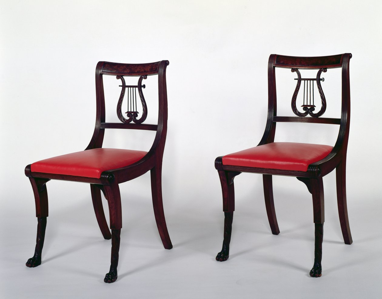 Side chairs from the Duncan Phyfe Workshop by Scottish School