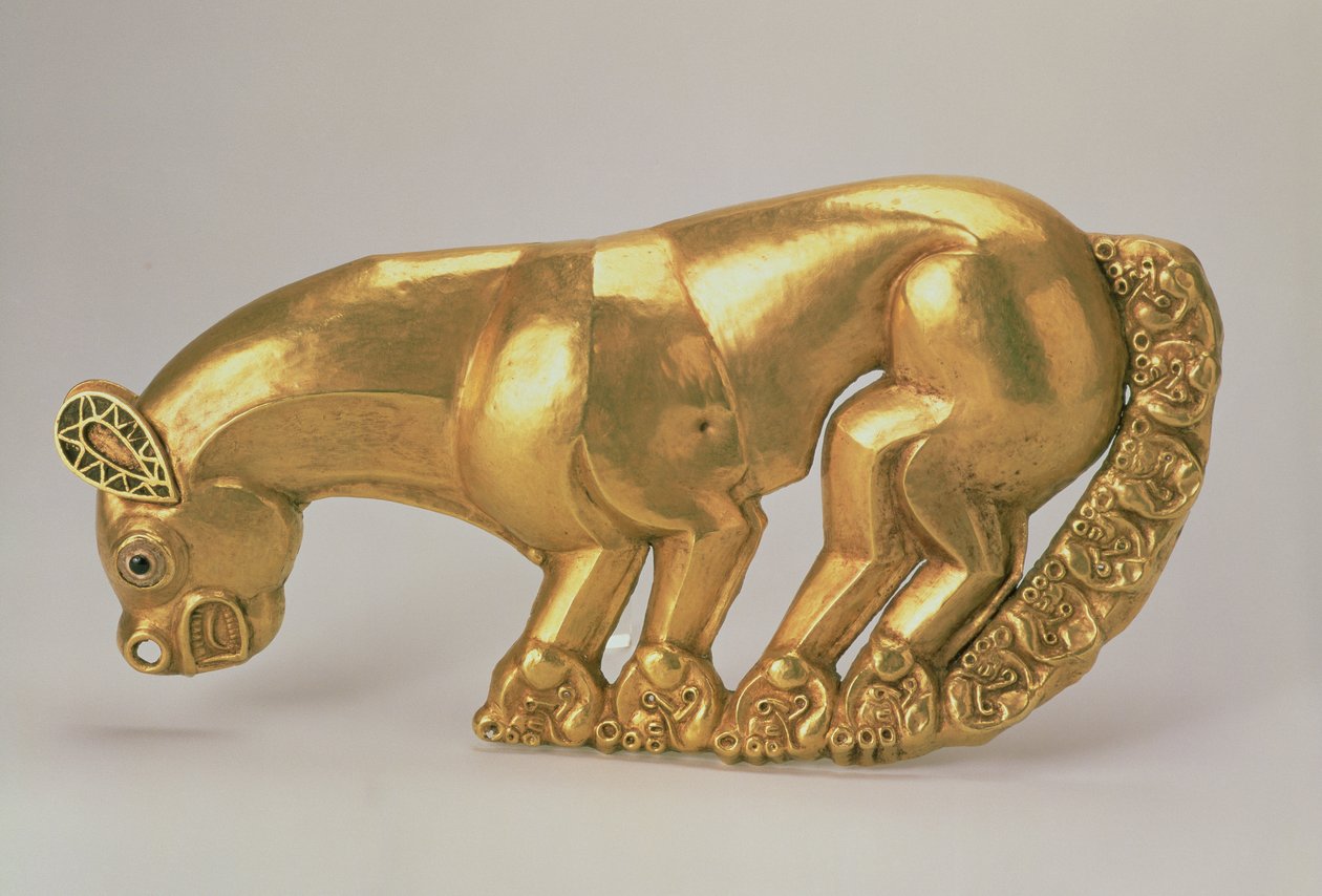Shield Emblem in the Form of a Panther, 700-650 BC by Scythian