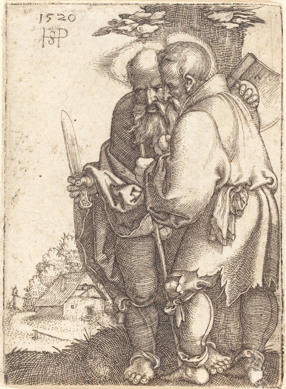 Bartholomew and Matthias by Sebald Beham