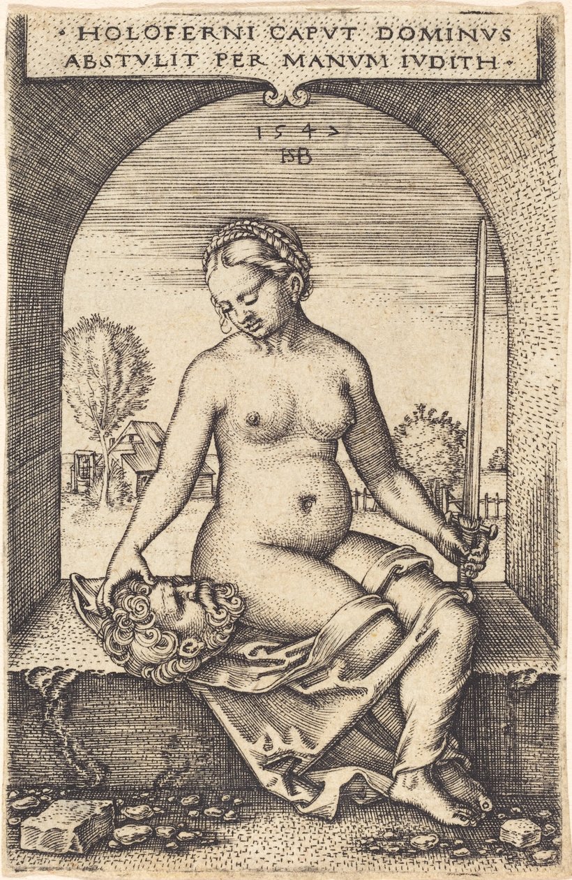 Judith Sitting in a Window by Sebald Beham