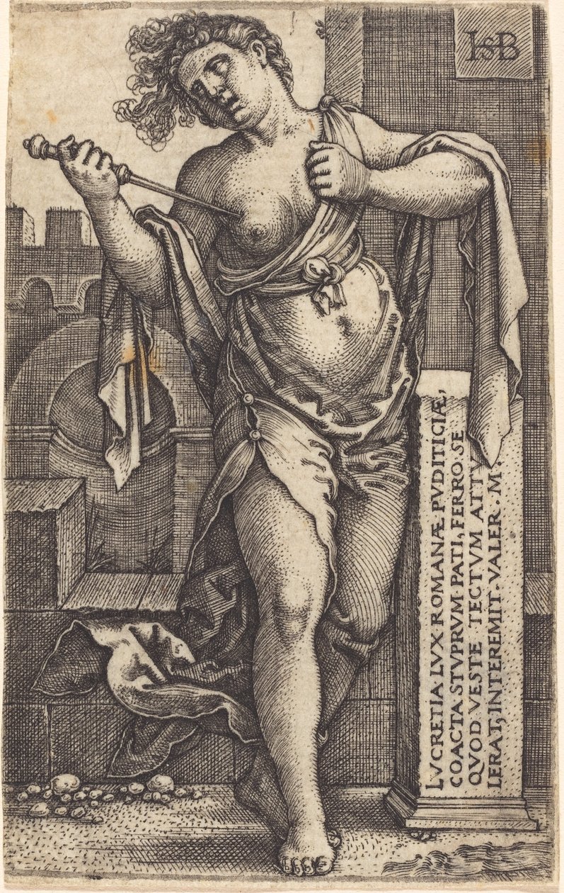 Lucretia Standing by Sebald Beham