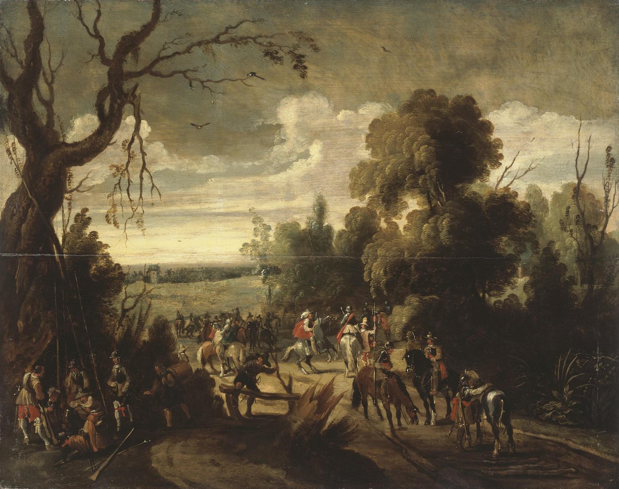 Rest of Cavalrymen by Sebastiaen Vrancx