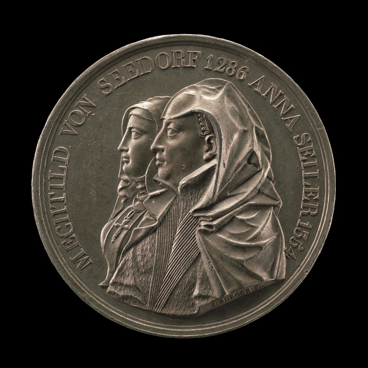 Mechtild von Seedorf and Anna Seiler [obverse] by Sebastian Burger