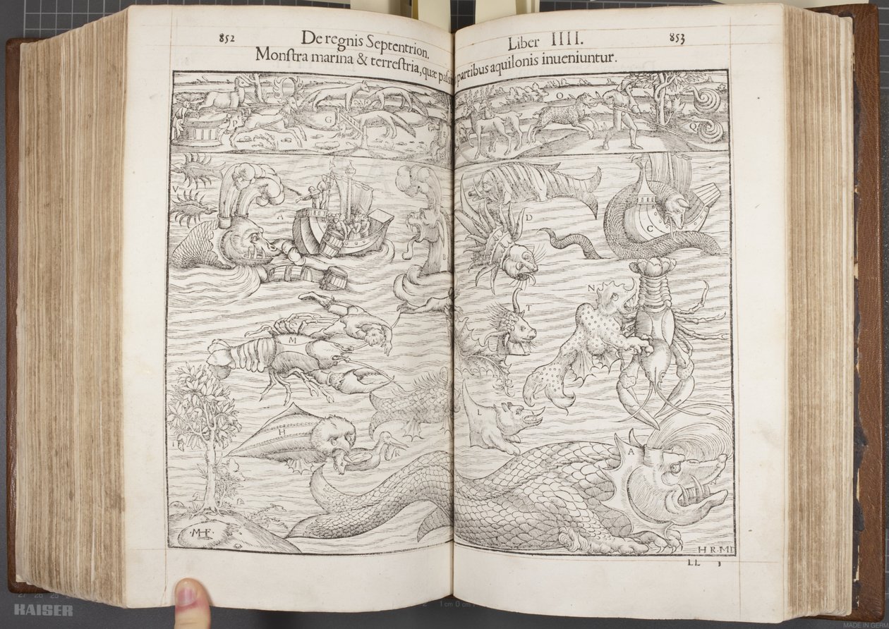 Cosmographia, Fol 852-853, 1544 by Sebastian Munster