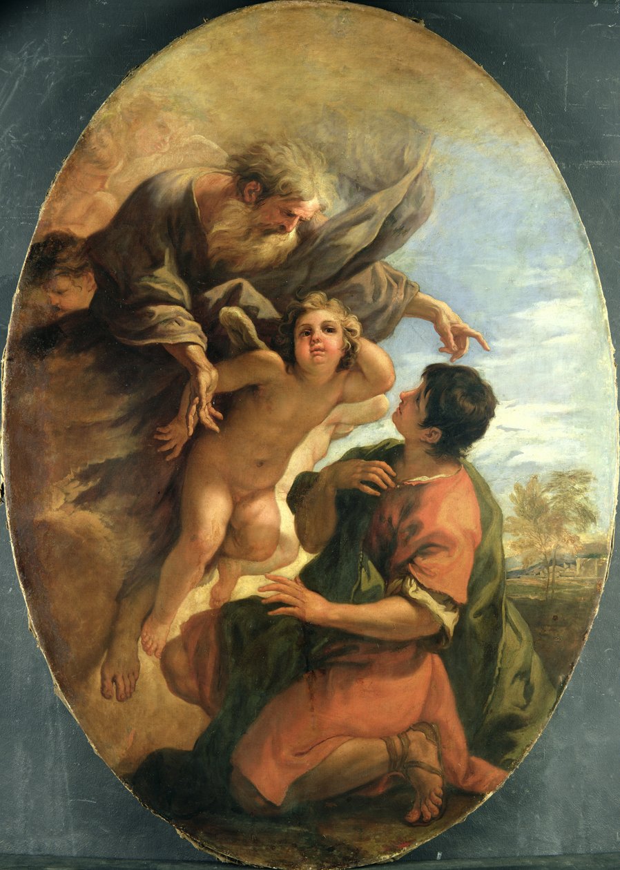God appears to Moses in the Burning Bush by Sebastiano Ricci