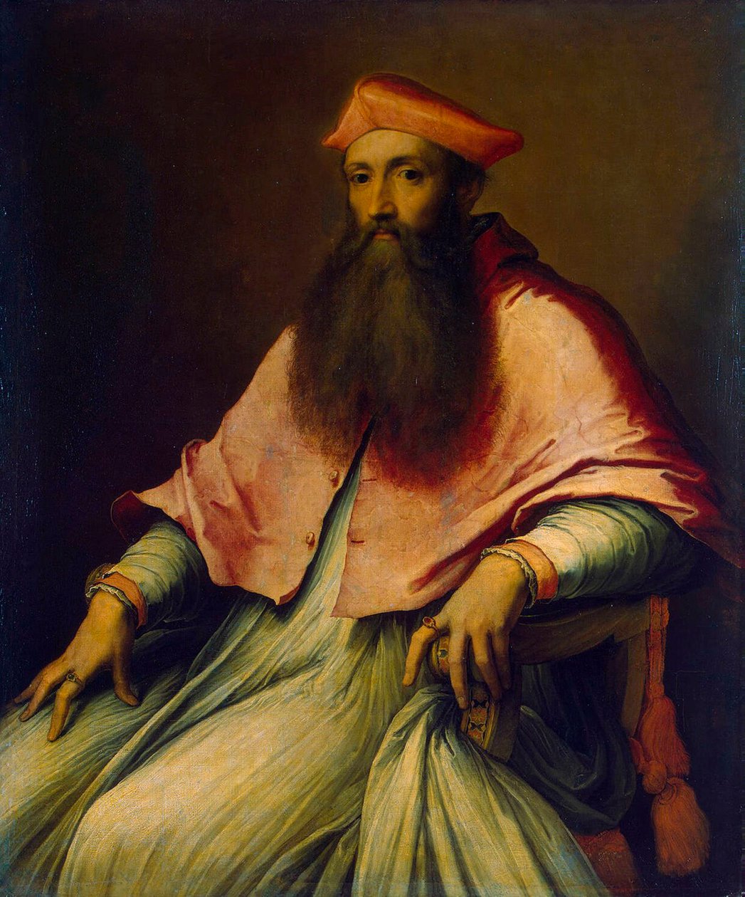 Portrait of Cardinal Reginald Pole, 1540s by Sebastiano Piombo del