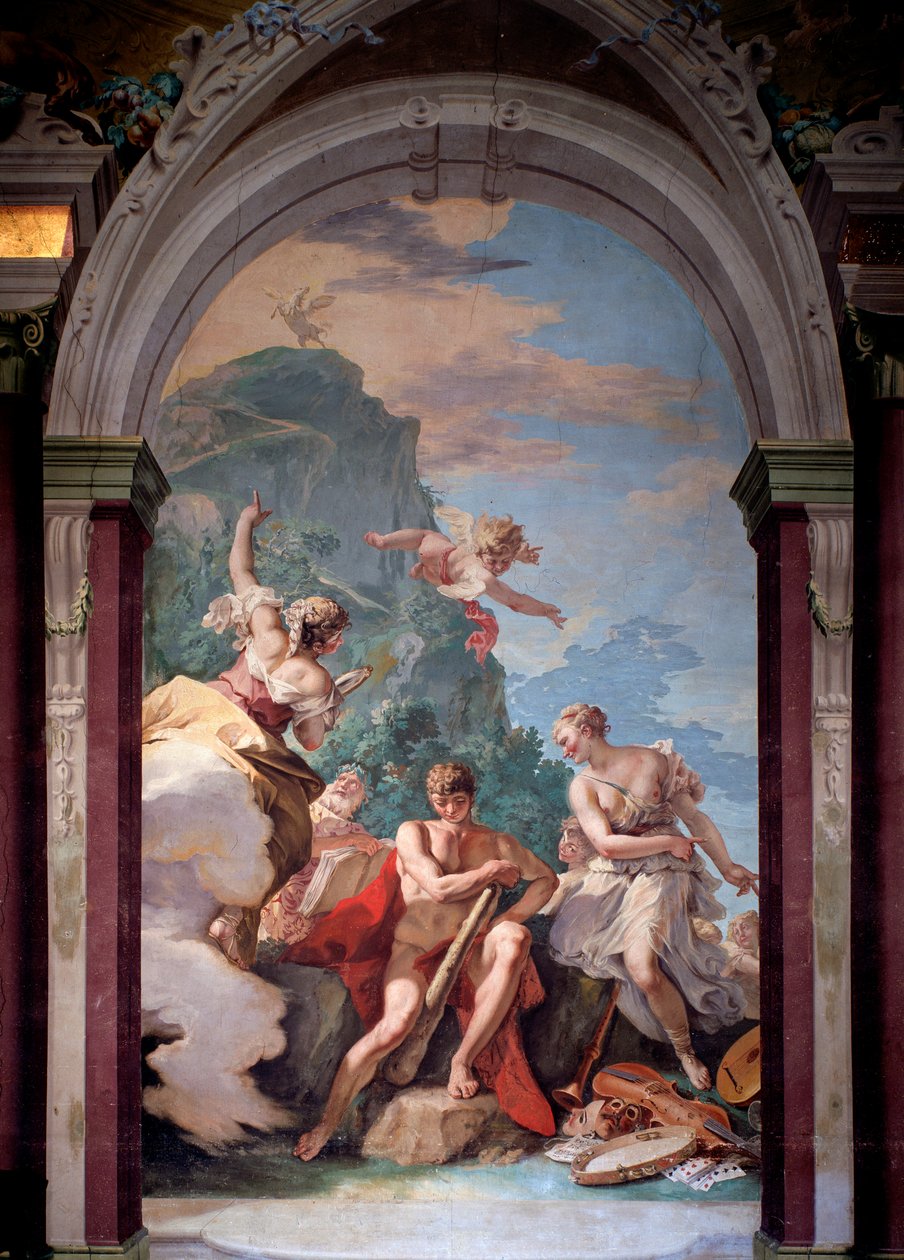 Hercules at the Crossroad Between Vice and Virtue by Sebastiano Ricci