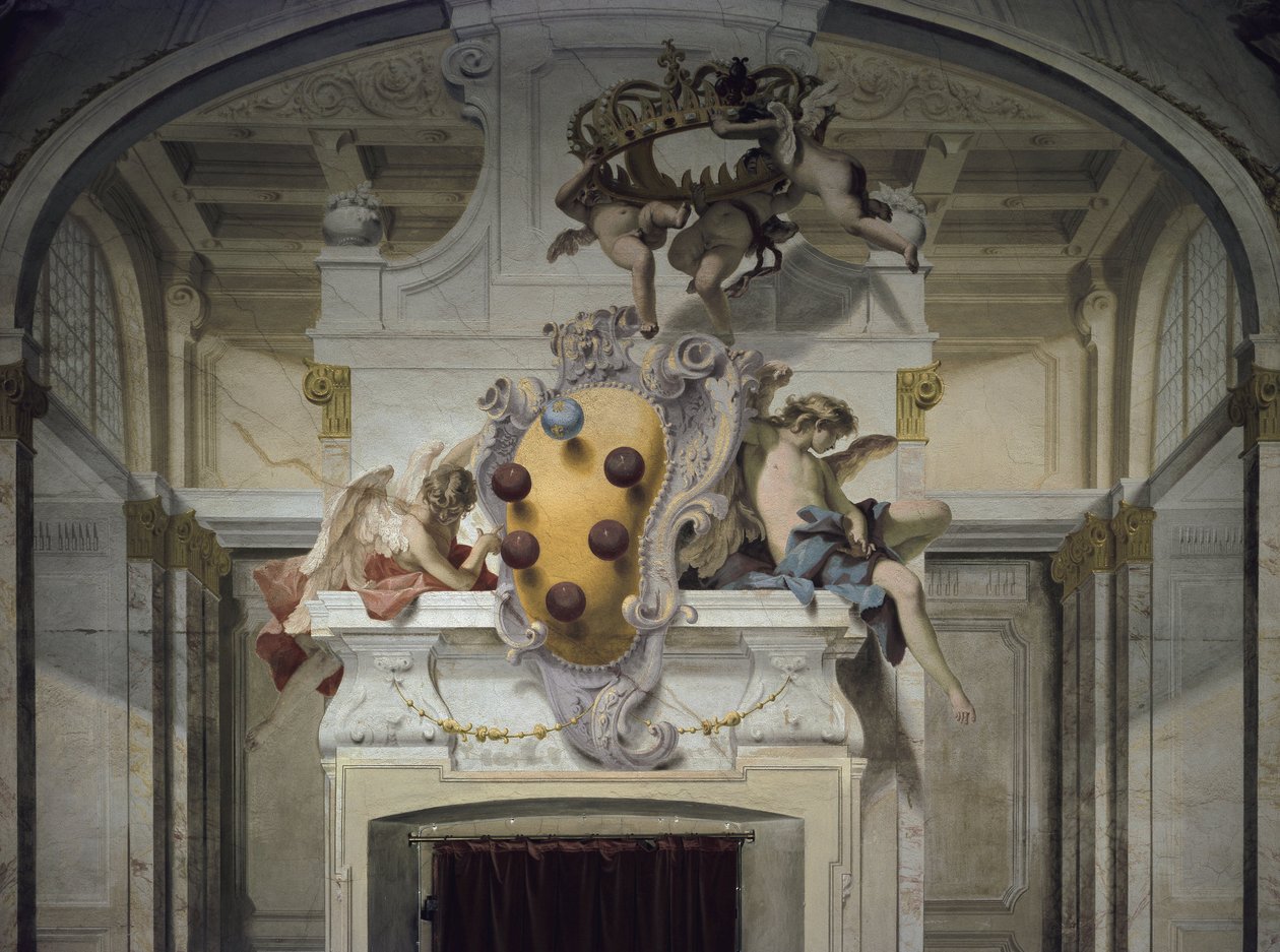 Medici Coat of Arms by Sebastiano Ricci