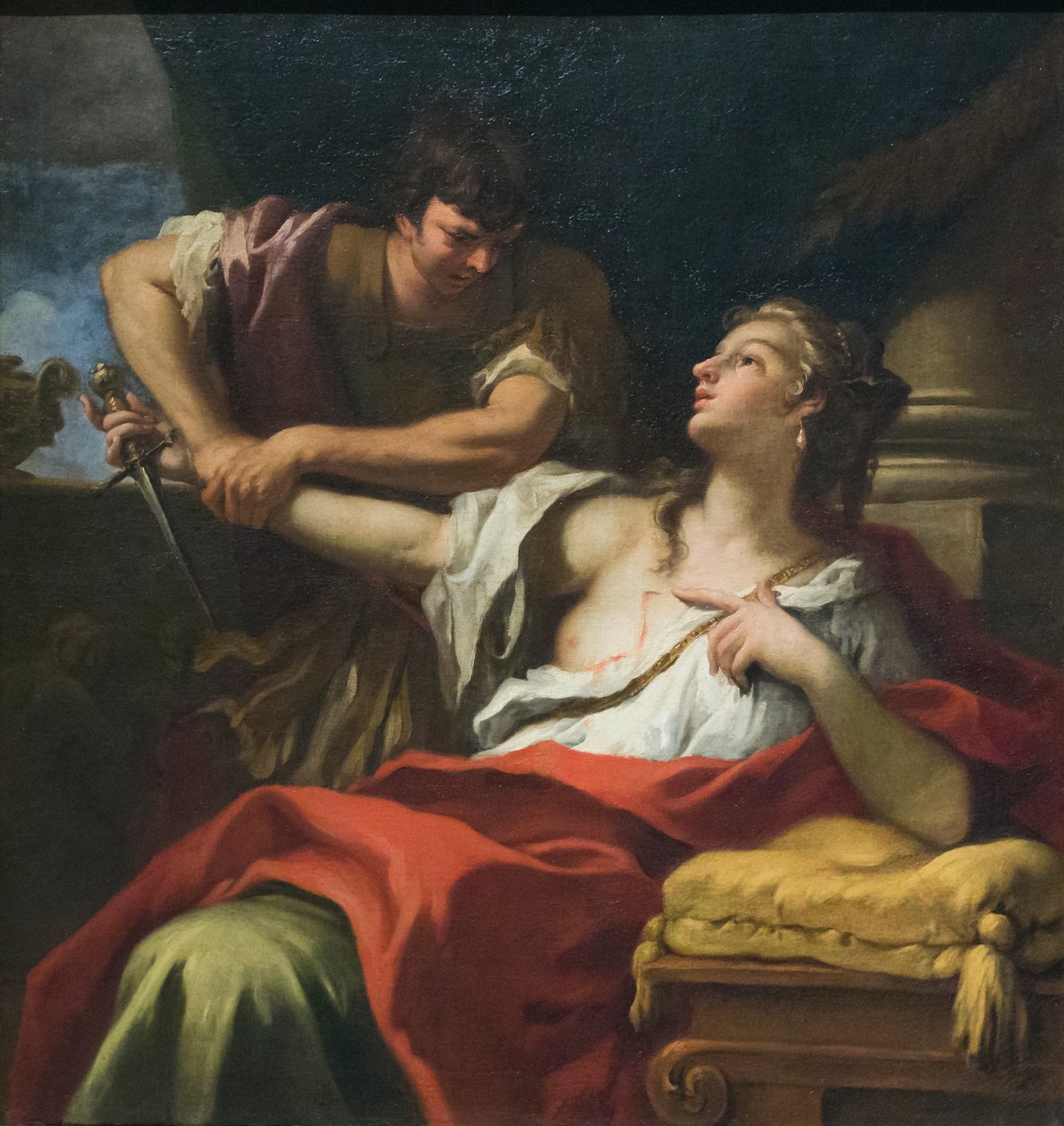 Roman Lucretia (late 17th century) by Sebastiano Ricci