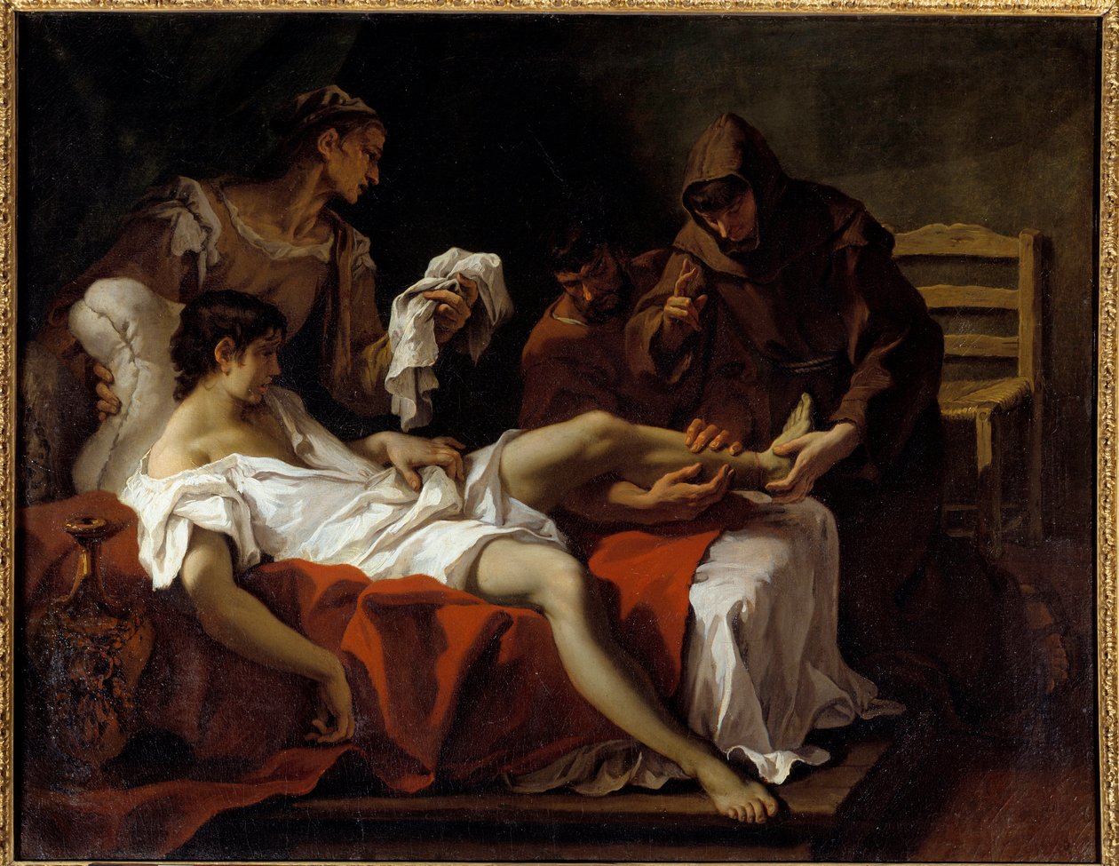 Saint Anthony of Padua Warning a Young Man by Sebastiano Ricci
