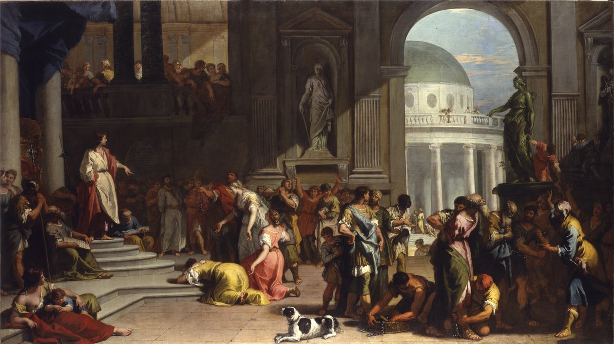 Susanna before Daniel by Sebastiano Ricci