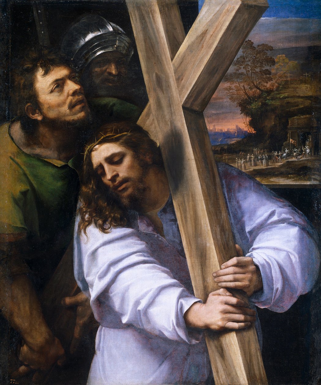 Christ Carrying the Cross by Sebastiano del (c.1485 1547) Piombo