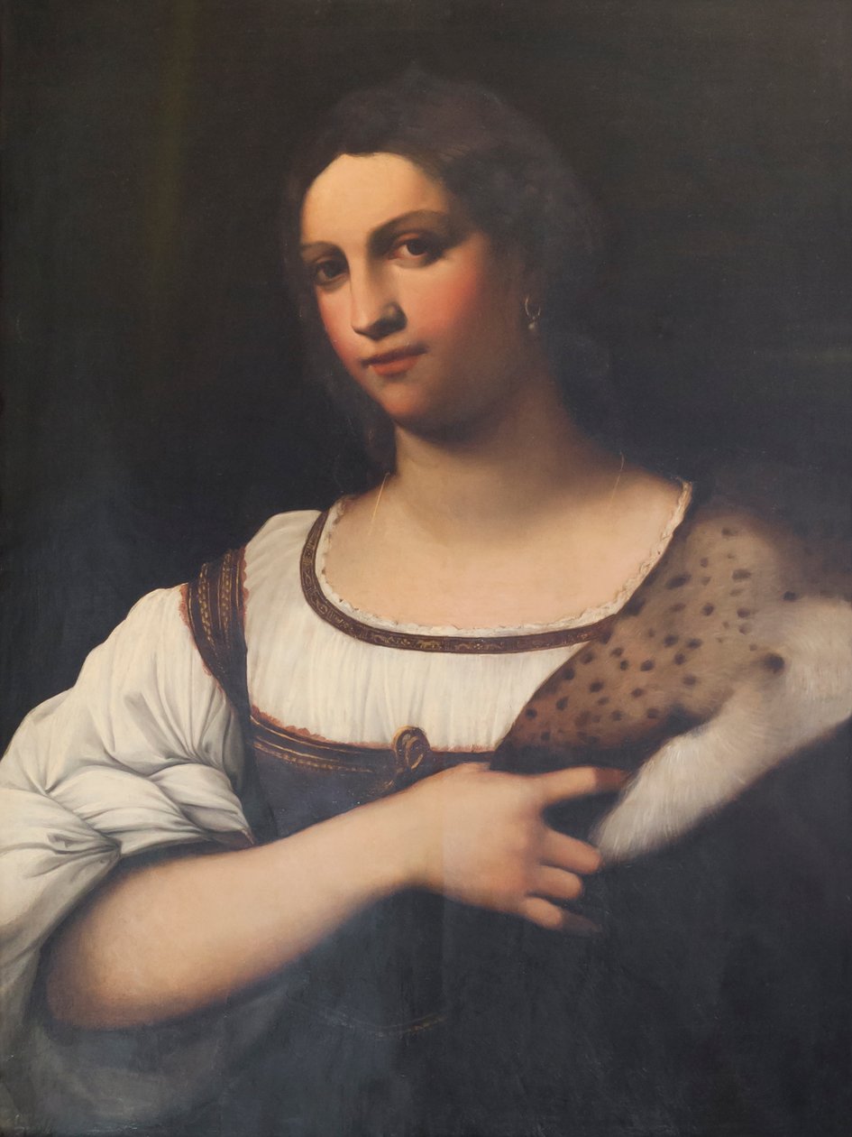 Portrait of a Woman, or Fornarina by Sebastiano del (c.1485 1547) Piombo