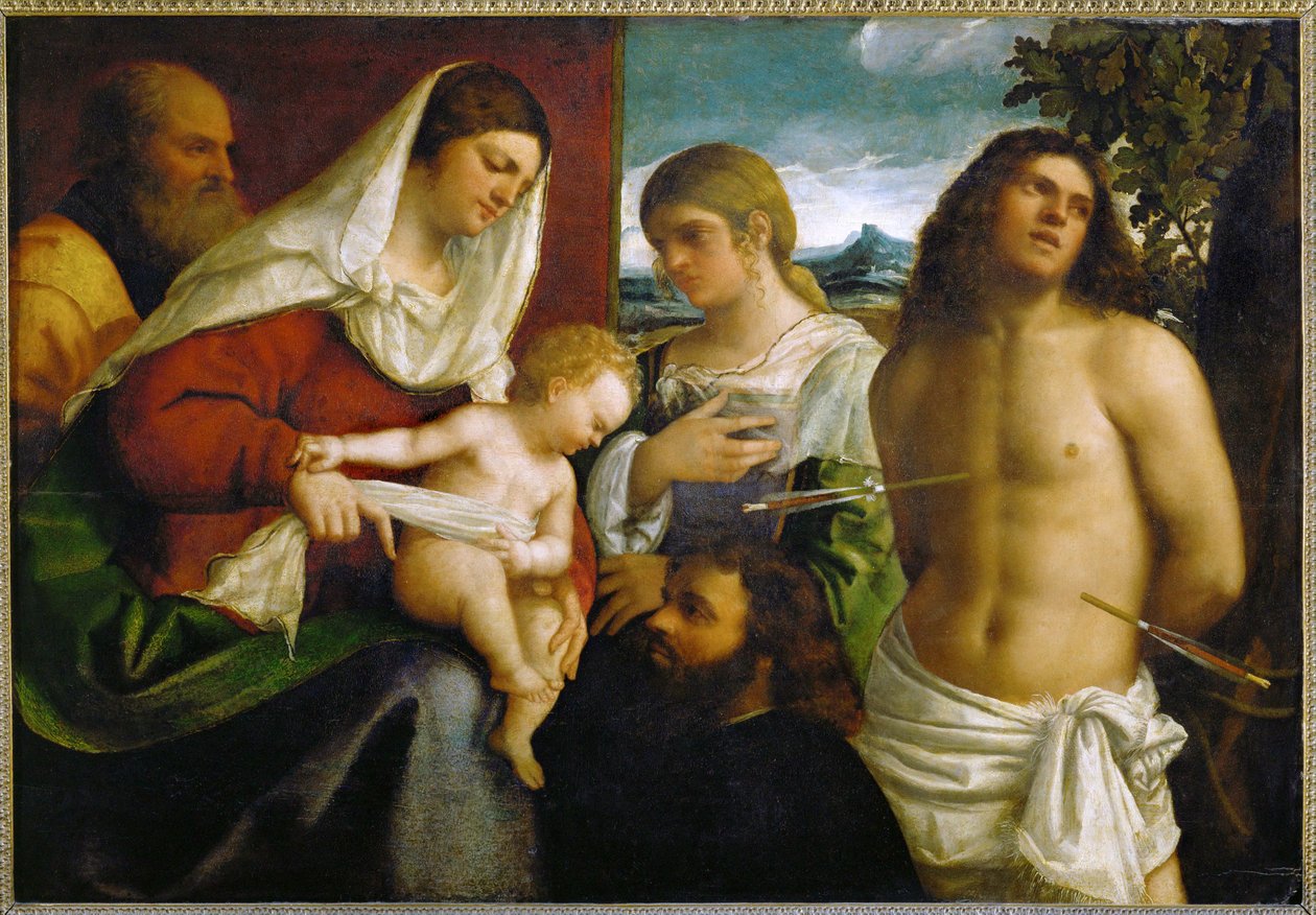 Sacra Conversazione by Sebastiano del (c.1485-1547) Piombo
