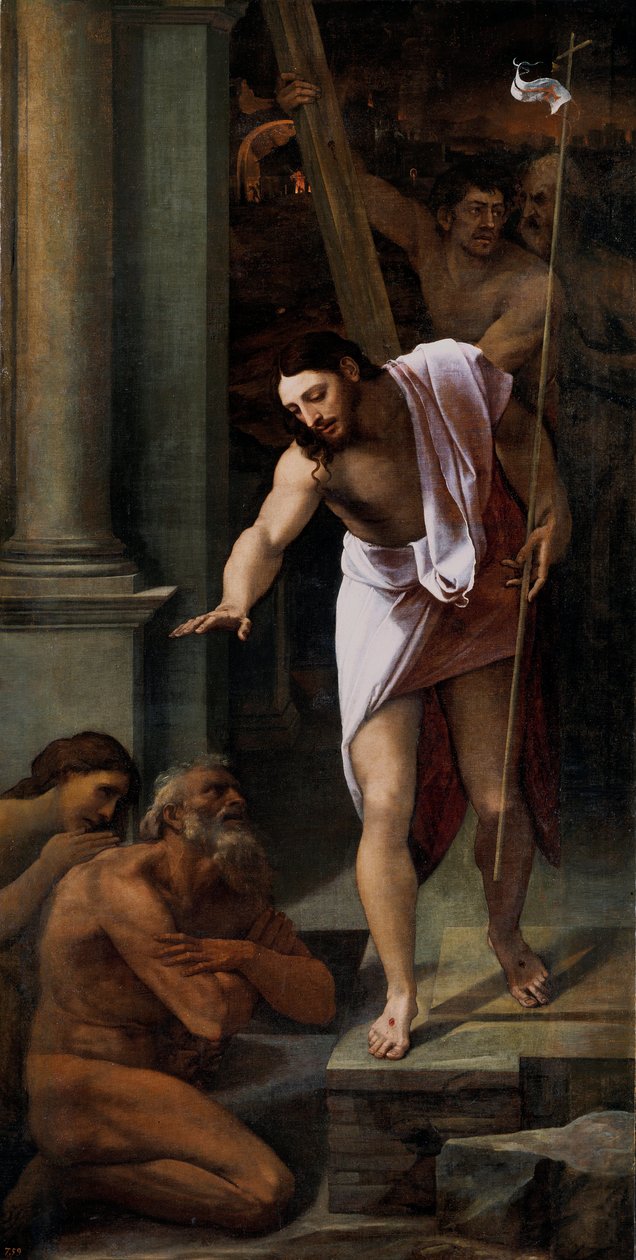 Christ in Limbo by Sebastiano del (c.1485 1547) Piombo