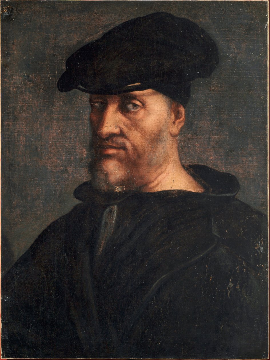 Portrait of Andrea Doria by Sebastiano del (c.1485 1547) Piombo