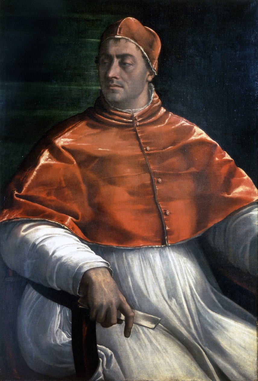 Portrait of Clement VII (Jules de Medici) (1478 - 1534) by Sebastiano del (c.1485 1547) Piombo