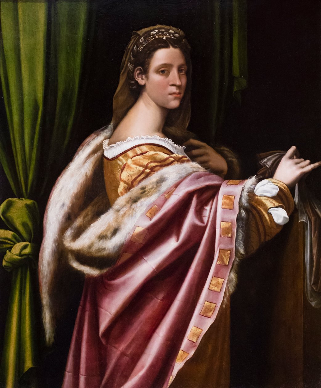 Portrait of a Lady by Sebastiano del (c.1485 1547) Piombo