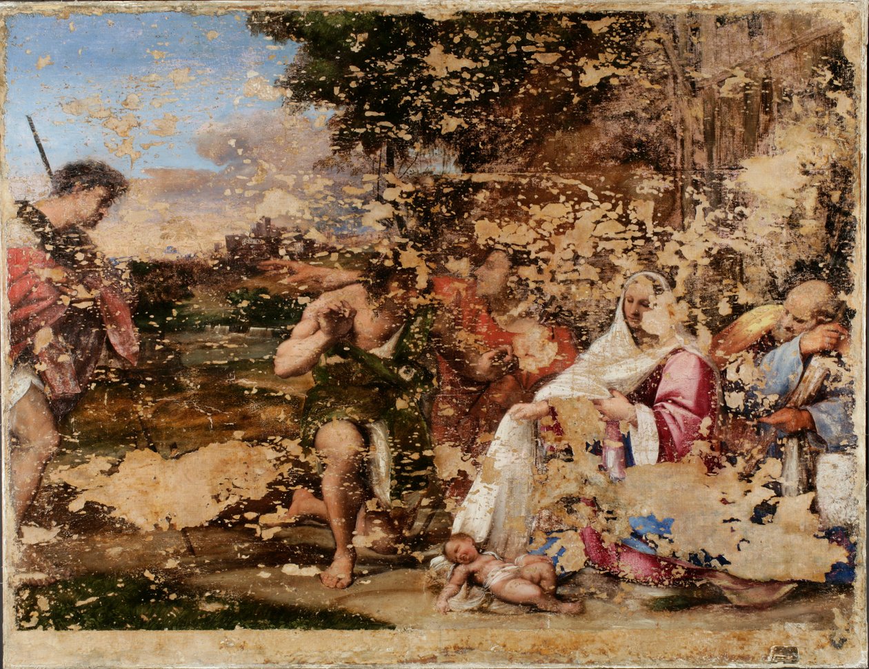 Adoration of the Shepherds (after cleaning, before restoration) by Sebastiano del Piombo