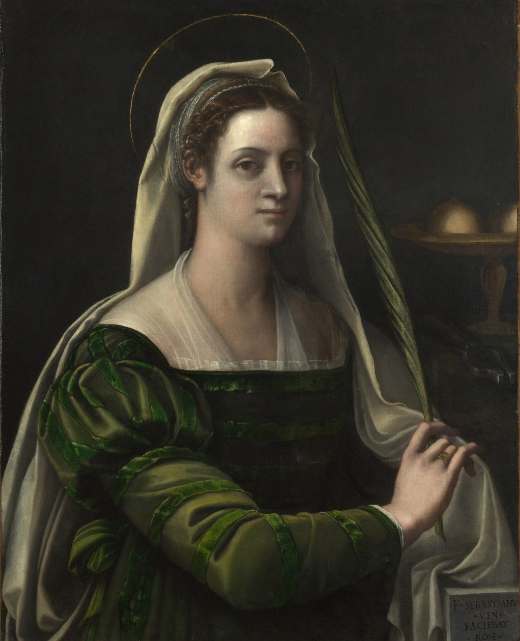 Saint Agatha by Sebastiano del Piombo