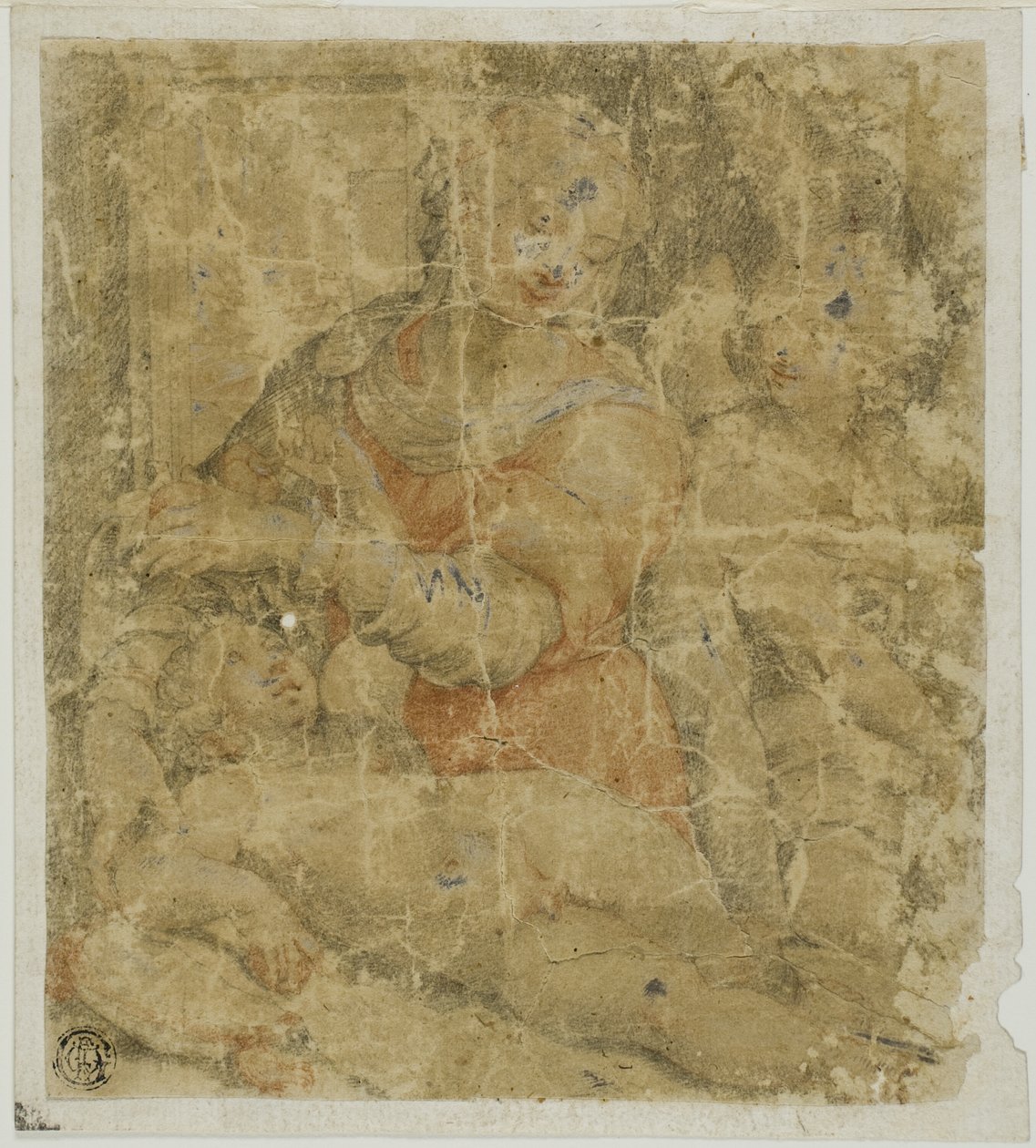 Virgin and Child with Angel by Sebastiano del Piombo
