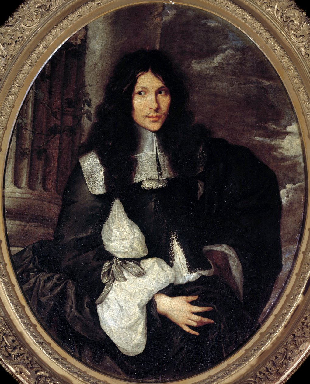 Portrait of a Man (Long Presumed Jean Fouquet) by Sebastien (school of) Bourdon
